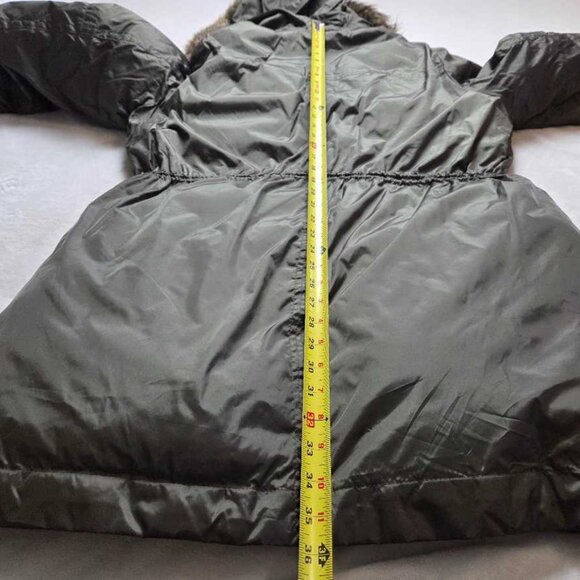 New XL Banana Republic water resistant parka with removable hood in olive - Picture 12 of 12
